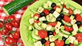 Cucumber Avocado Caprese Salad Recipe