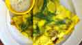 Delectable Potato Leek Frittata With Dill and Creamy Mustard Dipping Sauce Recipe