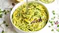 Zingy Zucchini Noodles With Creamy Avocado Pesto Recipe