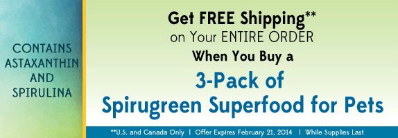 Spirugreen 3-pack free shipping
