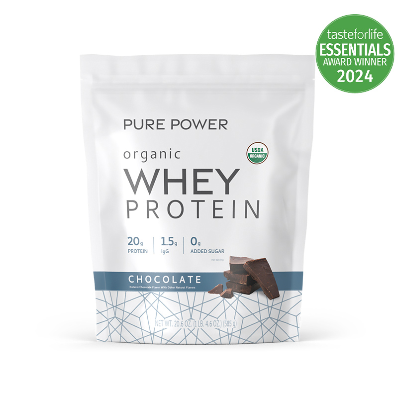Pure Power Organic Whey Protein - Chocolate