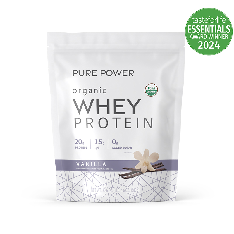 Pure Power Organic Whey Protein - Vanilla