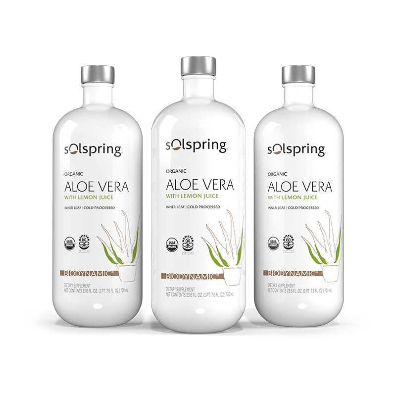 Solspring Biodynamic Organic Aloe Vera Juice, 23.60 fl. oz. | Mercola  Market