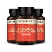 Dr. Mercola® Liposomal Glutathione Supplement, 350 mg, 180 Capsules