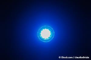 Синее светодиодное освещение