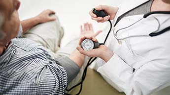 medição da pressão arterial