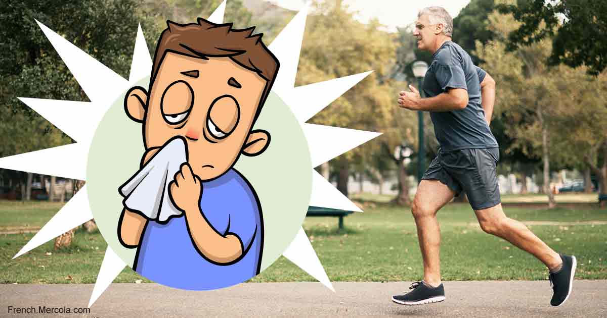 Estil raisonnable de faire du sport lorsqu’on est malade