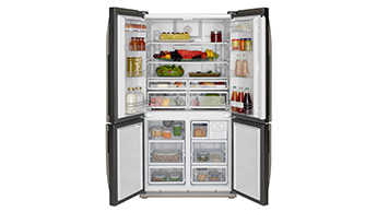 Sauberer Kühlschrank