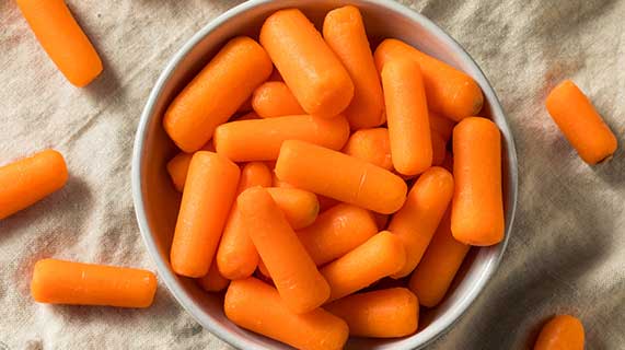mini cenouras