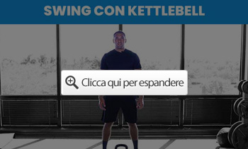 Swing con kettlebell