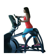 Elliptical / Outdoors on Beach Running