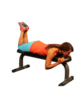 Reverse Curl with Weight Between Feet