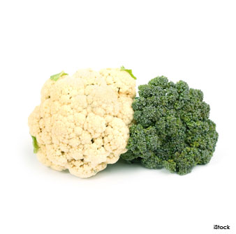 Broccoli and Cauliflower
