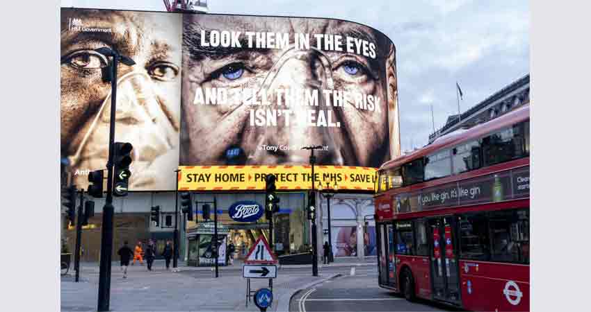 covid propaganda look in the eyes