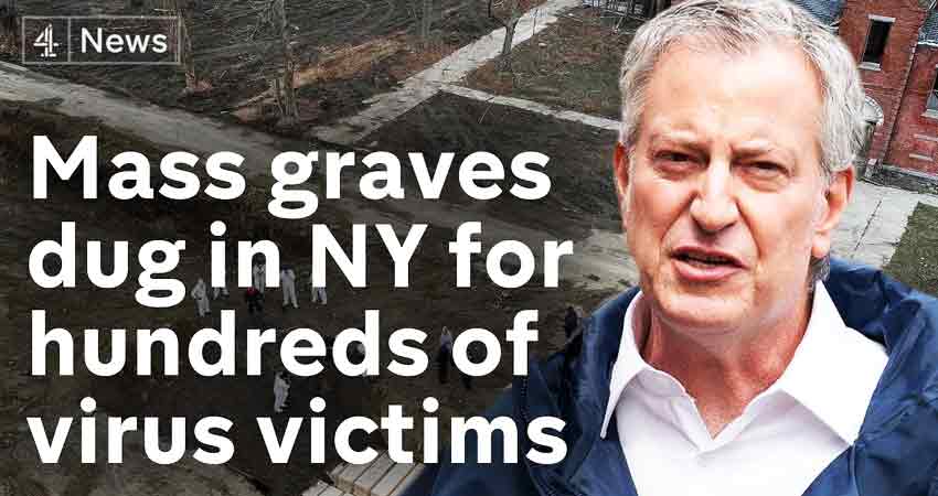 covid propaganda nyc mass graves